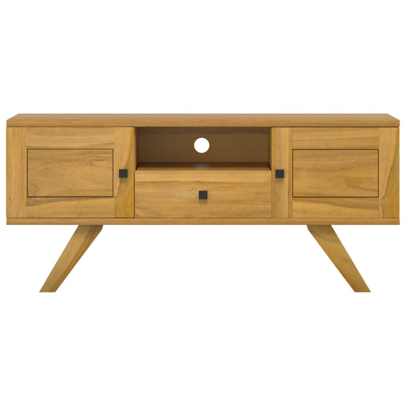 TV-Schrank 110x30x50 cm Massivholz Teak