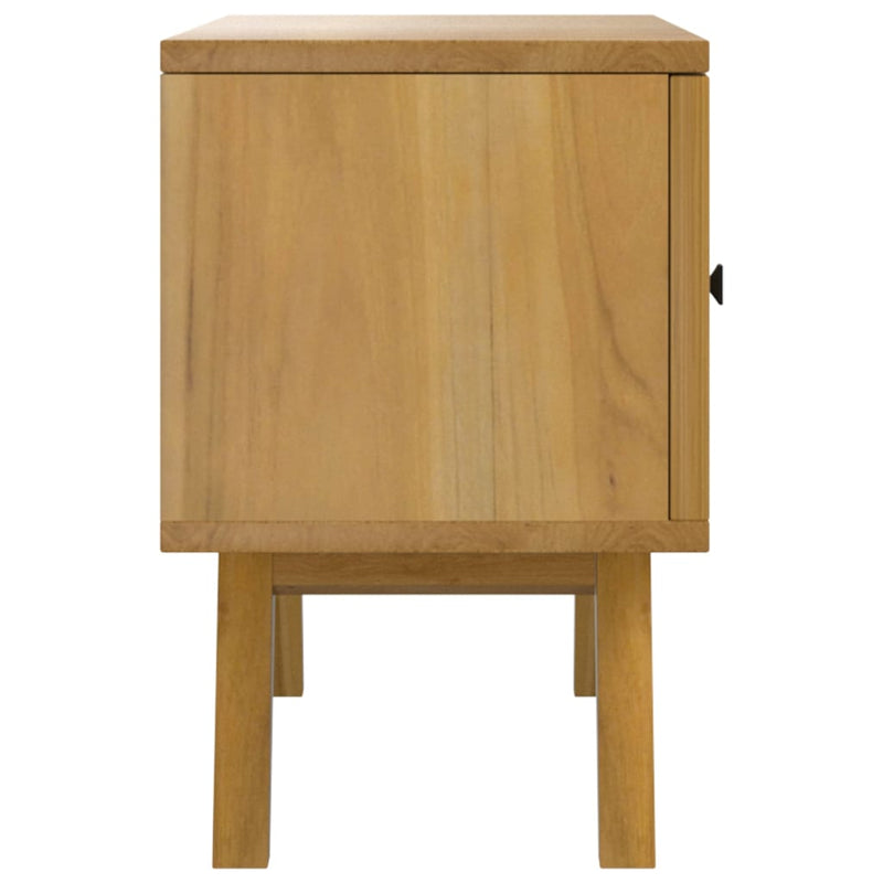 TV-Schrank 110x30x50 cm Massivholz Teak