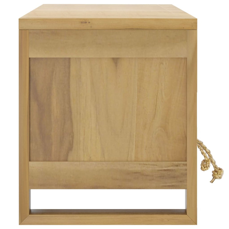 TV-Schrank 110x30x35 cm Massivholz Teak