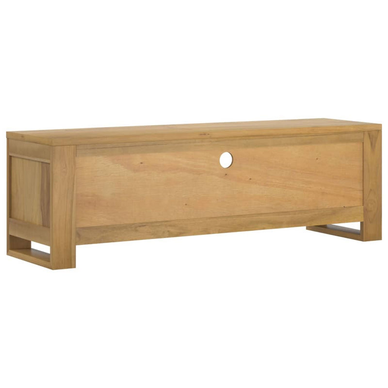 TV-Schrank 110x30x35 cm Massivholz Teak