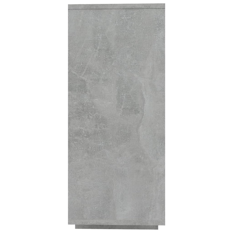 Sideboard Betongrau 120x30x75 cm Spanplatte