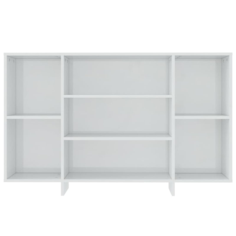 Sideboard Hochglanz-Weiß 120x30x75 cm Holzwerkstoff