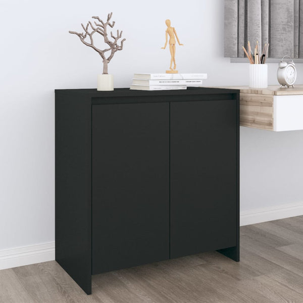 Sideboard Schwarz 70x41x75 cm Holzwerkstoff