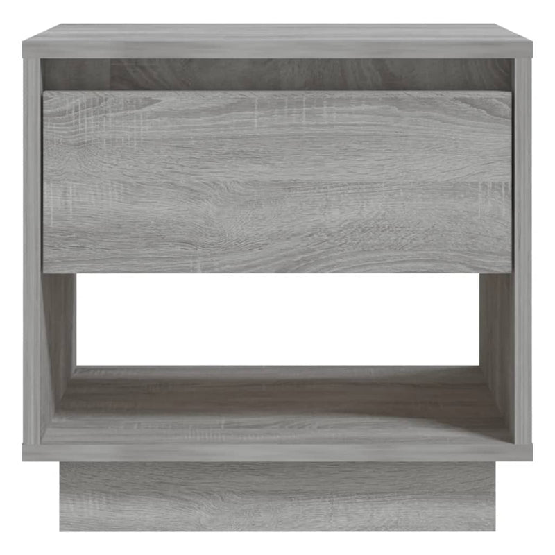 Nachttische 2 Stk. Grau Sonoma 45x34x44 cm Holzwerkstoff