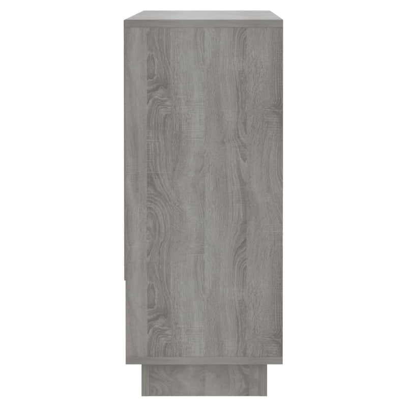 Sideboard Grau Sonoma 97x31x75 cm Holzwerkstoff