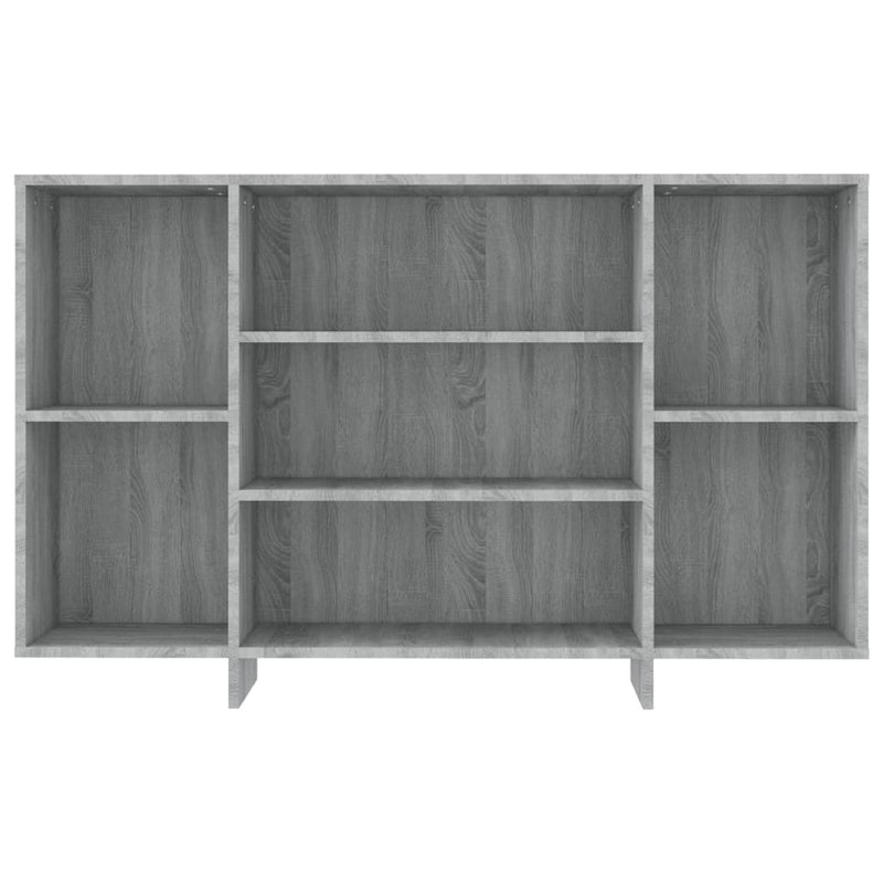 Sideboard Grau Sonoma 120x30x75 cm Holzwerkstoff