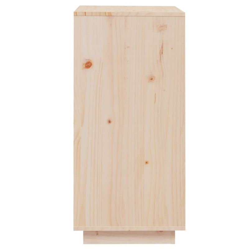 Schuhschrank 35x35x80 cm Massivholz Kiefer