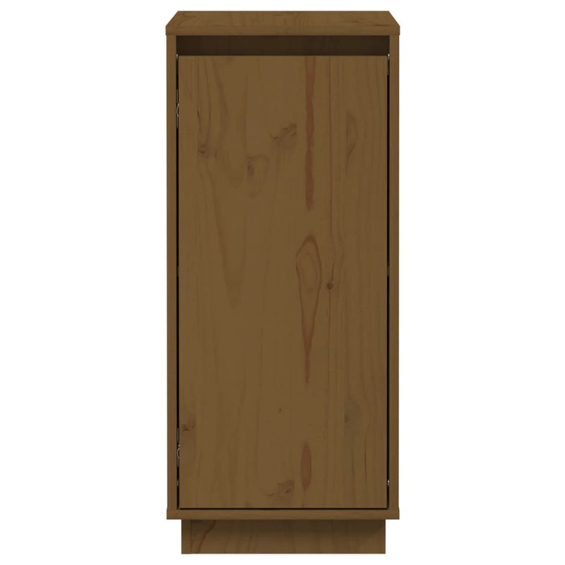 Sideboards 2 Stk. Honigbraun 31,5x34x75 cm Massivholz Kiefer