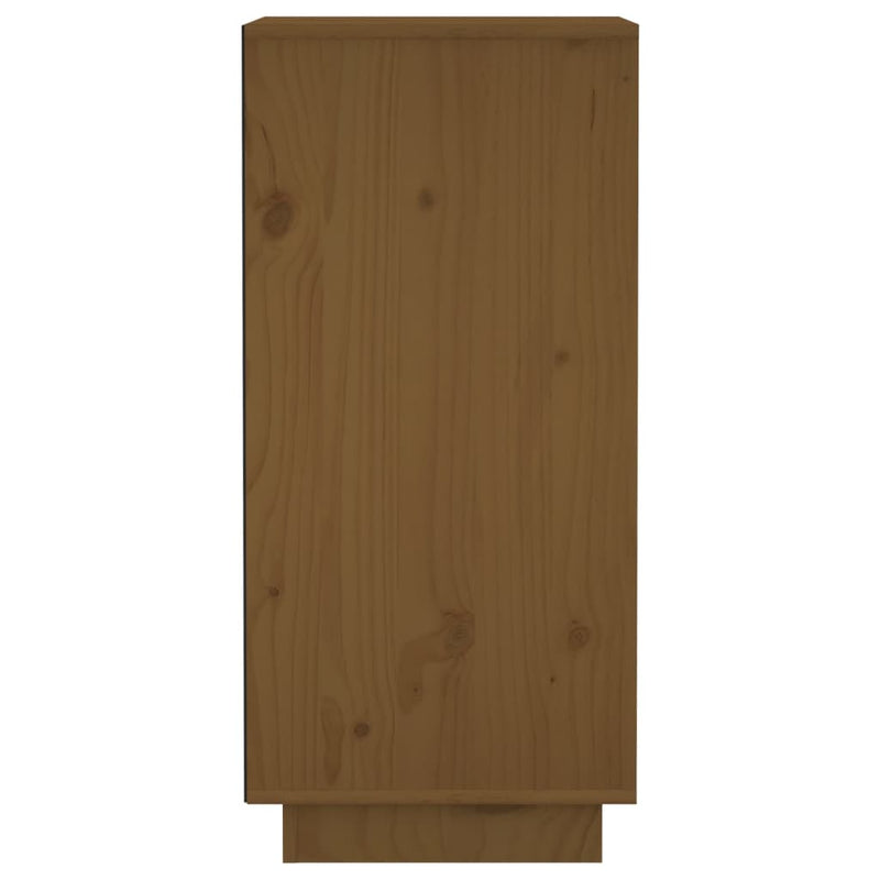 Sideboards 2 Stk. Honigbraun 31,5x34x75 cm Massivholz Kiefer
