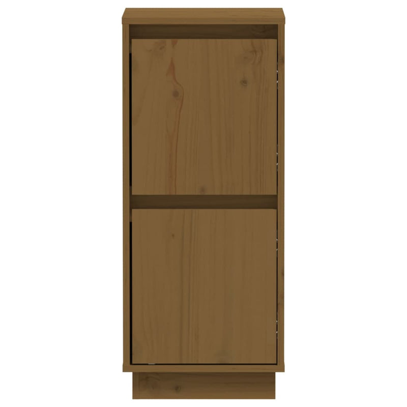 Sideboards 2 Stk. Honigbraun 31,5x34x75 cm Massivholz Kiefer