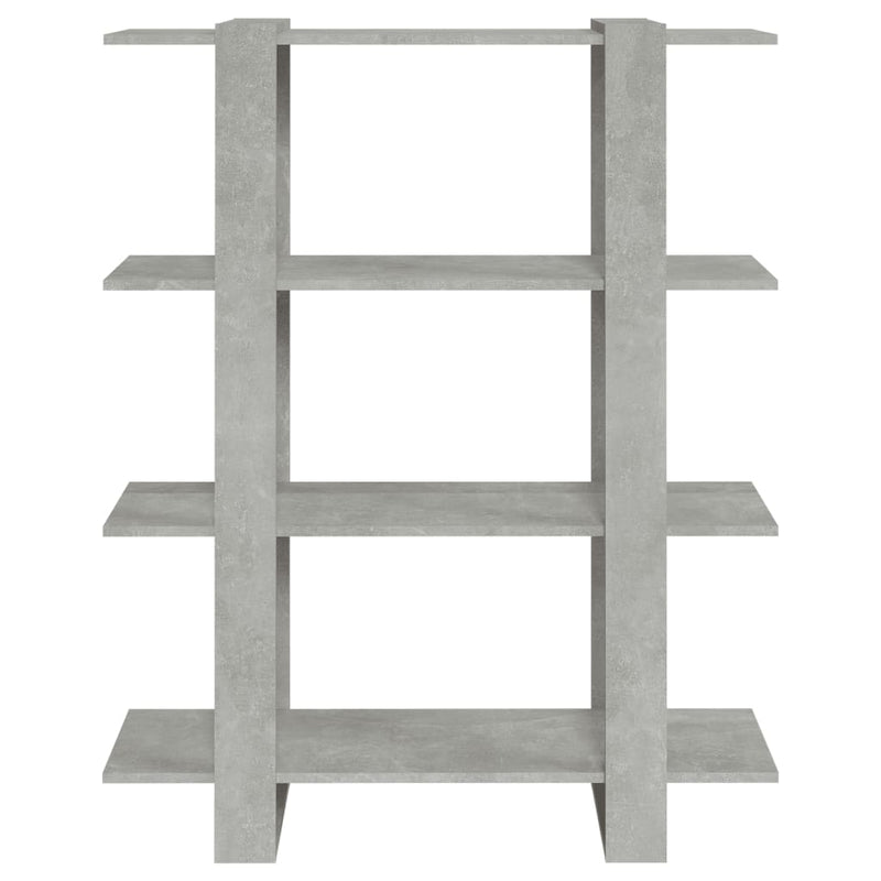 Bücherregal/Raumteiler Betongrau 100x30x123,5 cm