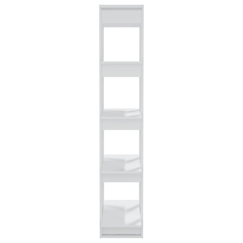 Bücherregal/Raumteiler Weiß 80x30x160 cm Holzwerkstoff
