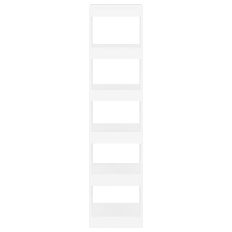Bücherregal/Raumteiler Weiß 40x30x166 cm