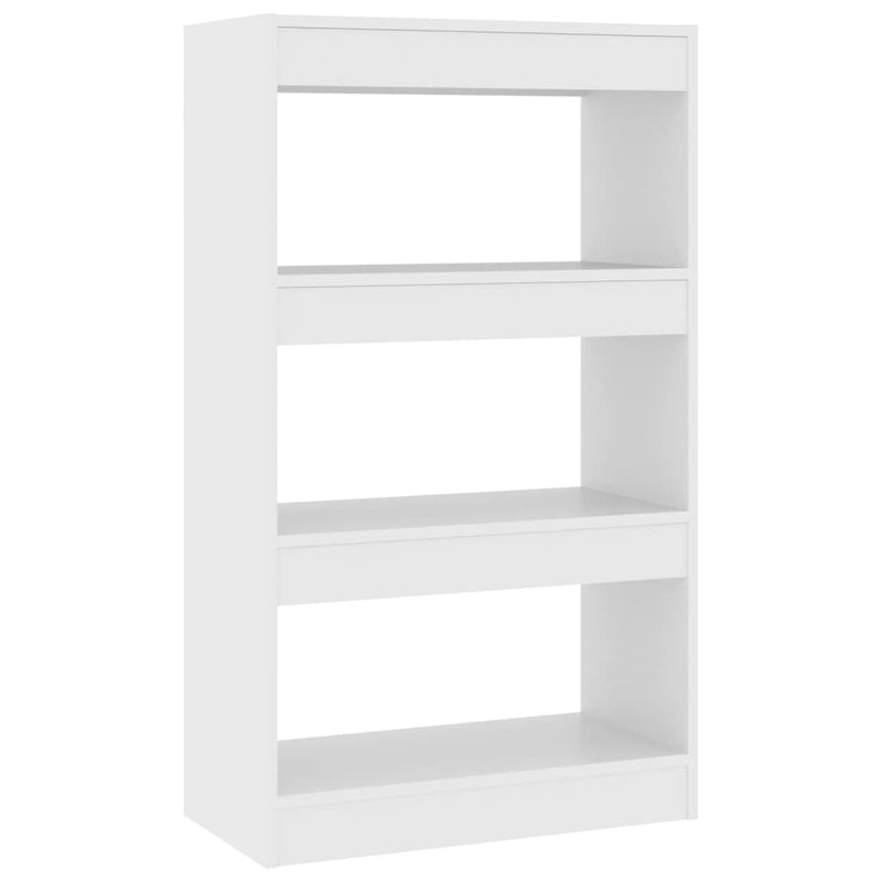 Bücherregal/Raumteiler Weiß 60x30x103 cm Holzwerkstoff
