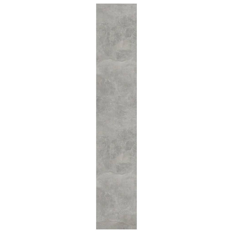 Bücherregal/Raumteiler Betongrau 80x30x166 cm Spanplatte