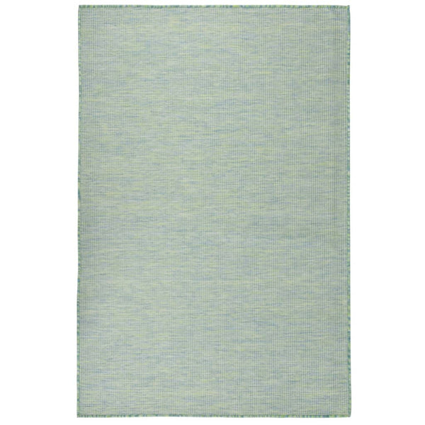 Outdoor-Teppich Flachgewebe 120x170 cm Türkis