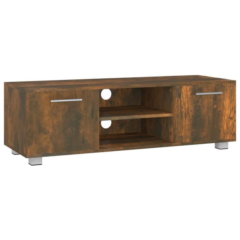 TV-Schrank Räuchereiche 110x40x35 cm Holzwerkstoff