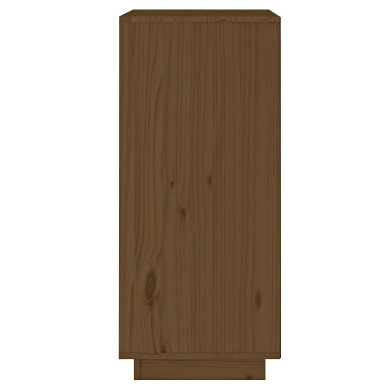 Sideboard Honigbraun 38x35x80 cm Massivholz Kiefer