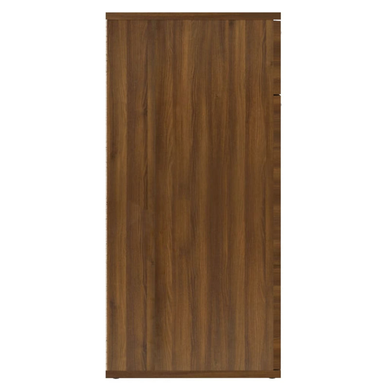 Sideboard Braun Eichen-Optik 80x36x75 cm Holzwerkstoff