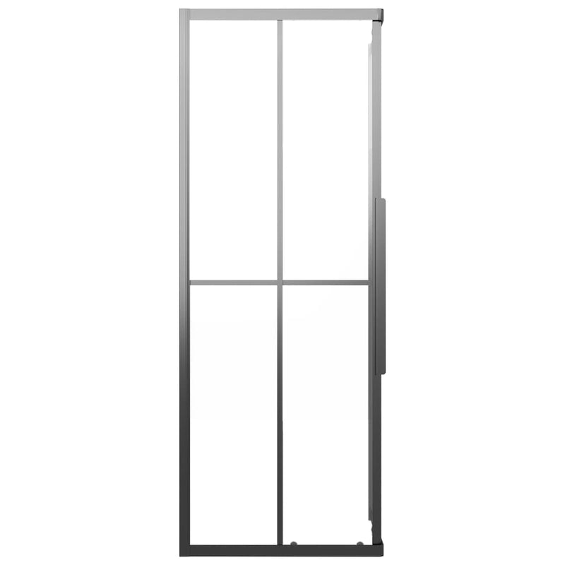 Duschkabine Matt ESG 70x70x180 cm Schwarz