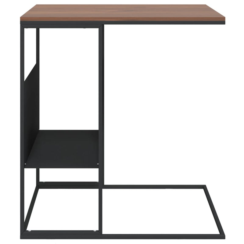 Beistelltisch Schwarz 55x36x59,5 cm Holzwerkstoff