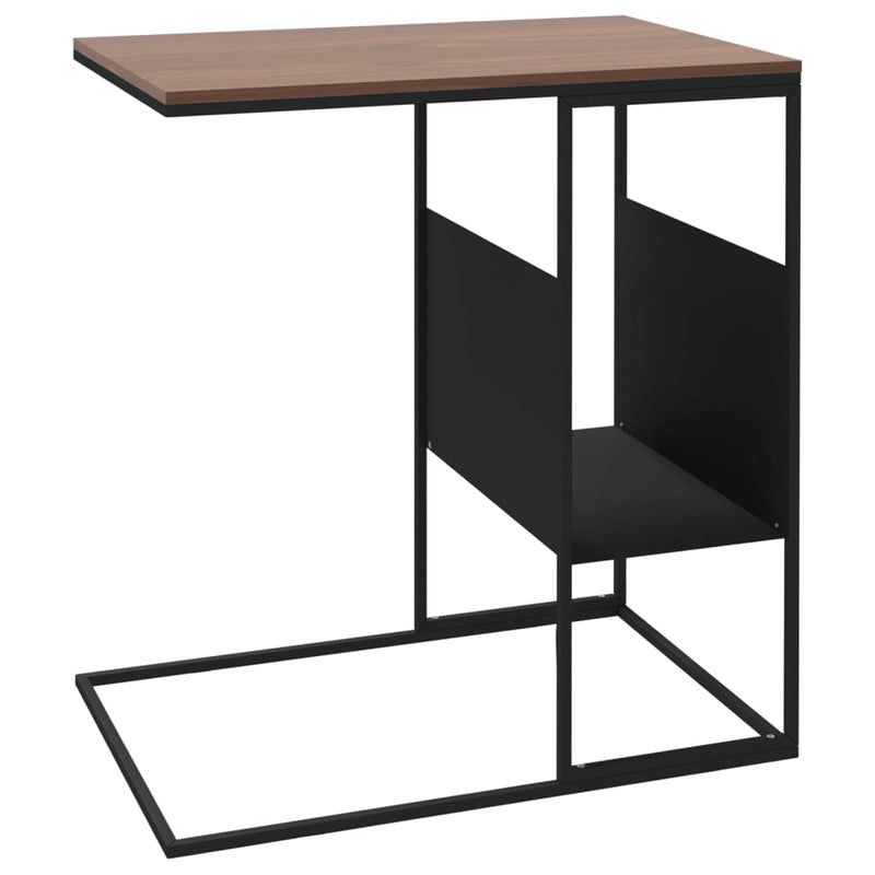 Beistelltisch Schwarz 55x36x59,5 cm Holzwerkstoff