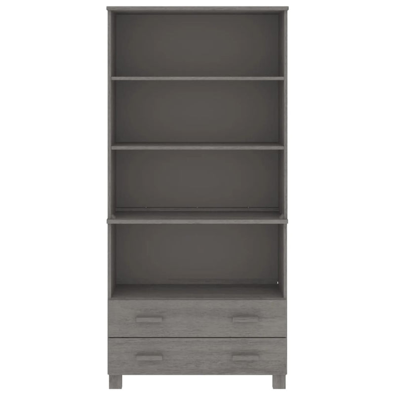 Highboard Massivholz Kiefer Hellgrau