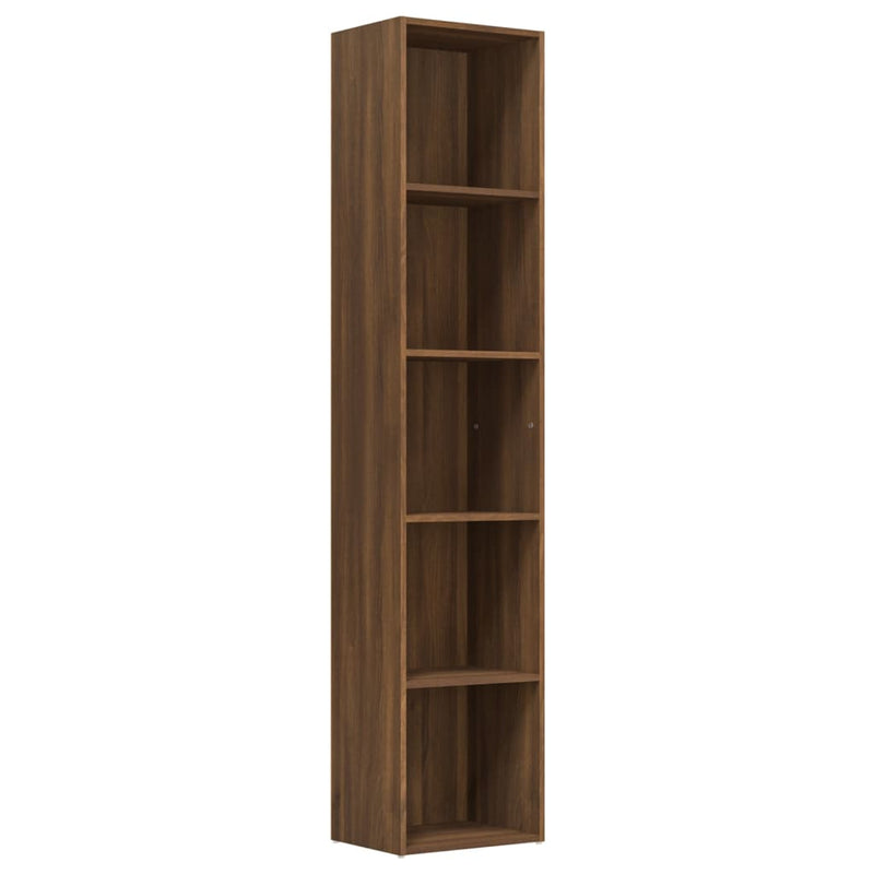 Bücherregal Braun Eiche 40x30x189 cm Holzwerkstoff