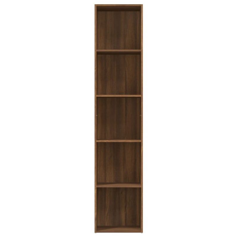 Bücherregal Braun Eiche 40x30x189 cm Holzwerkstoff