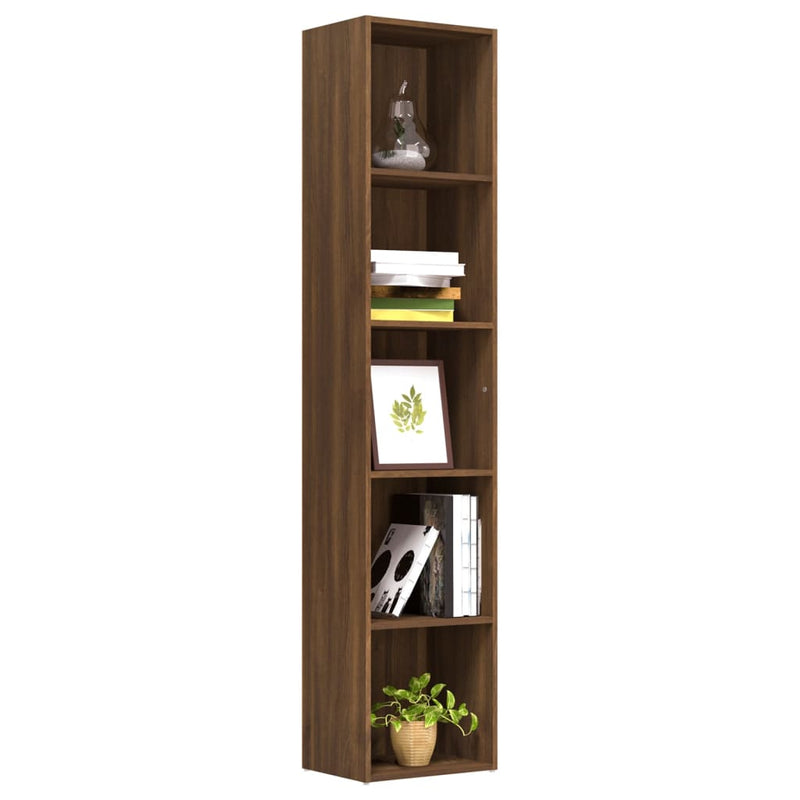 Bücherregal Braun Eiche 40x30x189 cm Holzwerkstoff