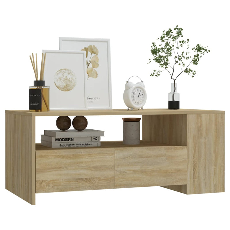 Couchtisch Sonoma-Eiche 102x55x42 cm Holzwerkstoff