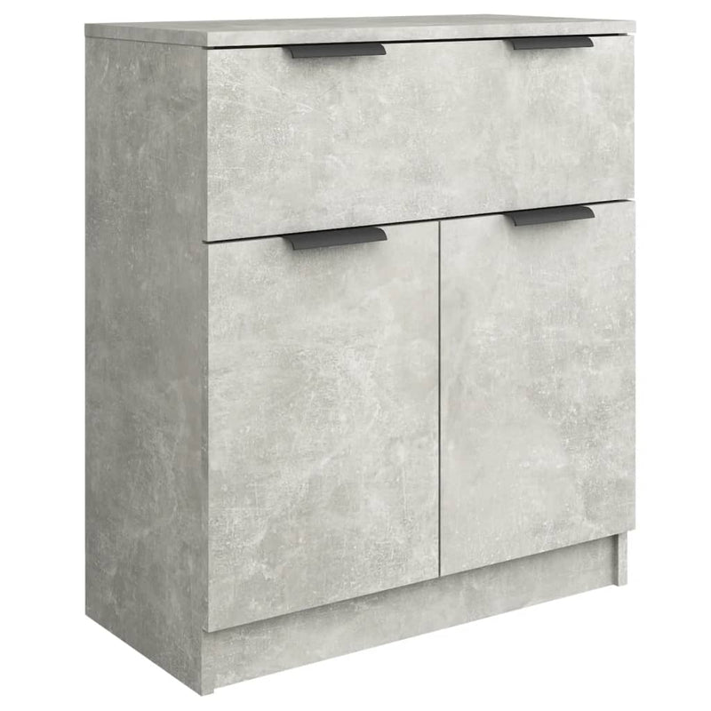 Sideboard Betongrau 60x30x70 cm Holzwerkstoff