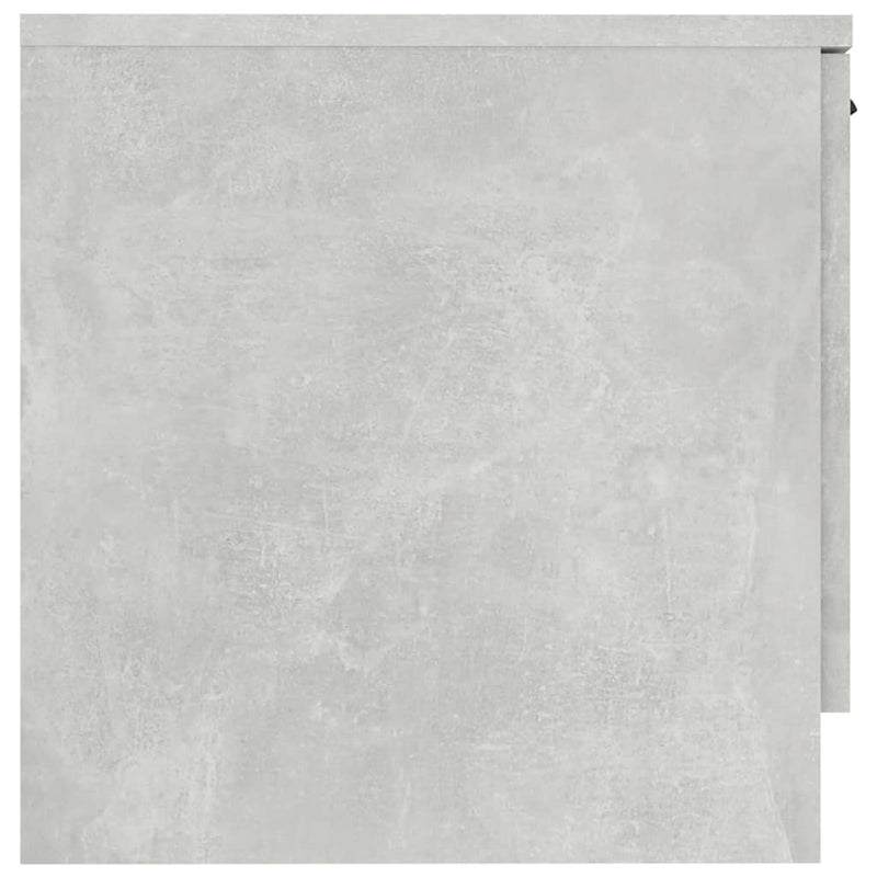 Nachttische 2 Stk. Betongrau 40x39x40 cm
