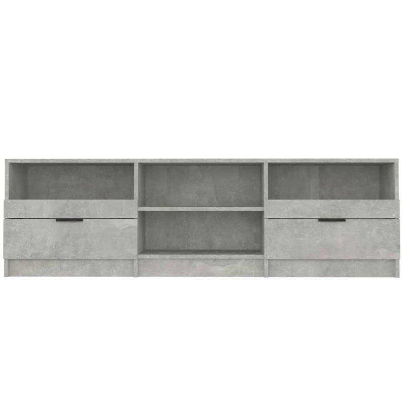 TV-Schrank Betongrau 150x33,5x45 cm Holzwerkstoff