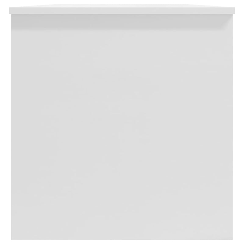 Couchtisch Hochglanz-Weiß 102x50x52,5 cm Holzwerkstoff