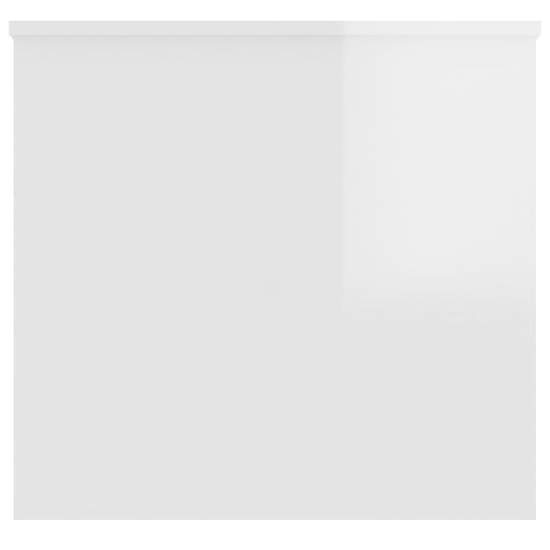Couchtisch Hochglanz-Weiß 102x55,5x52,5 cm Holzwerkstoff