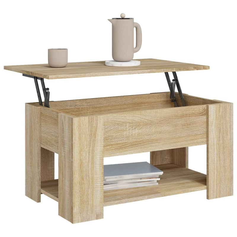 Couchtisch Sonoma-Eiche 79x49x41 cm Holzwerkstoff