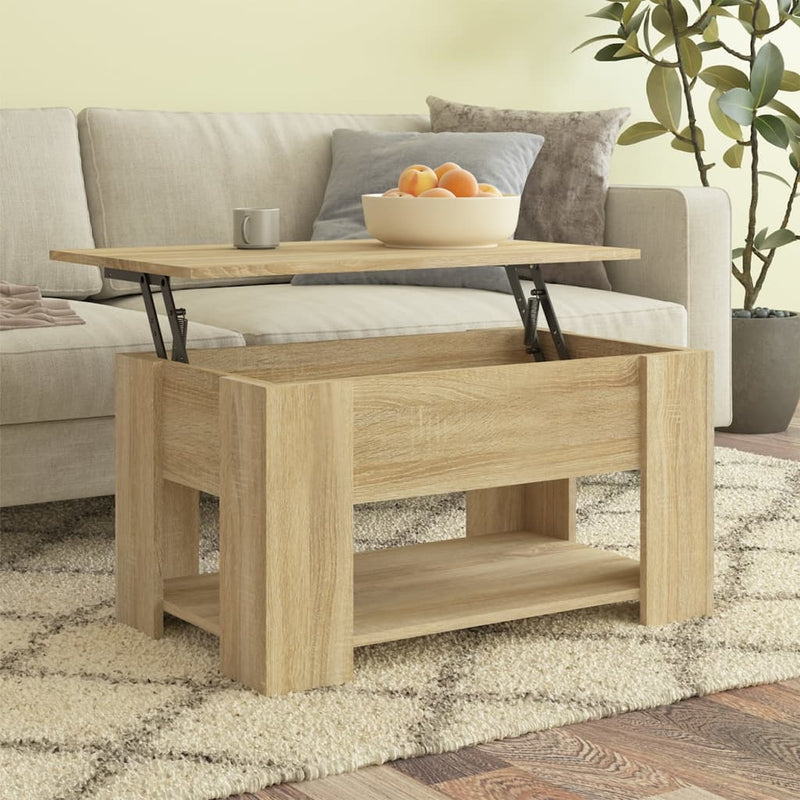 Couchtisch Sonoma-Eiche 79x49x41 cm Holzwerkstoff