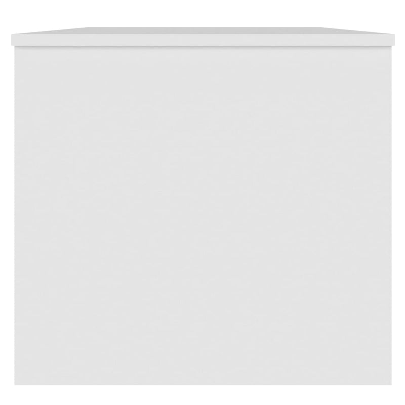 Couchtisch Weiß 102x50,5x46,5 cm Holzwerkstoff
