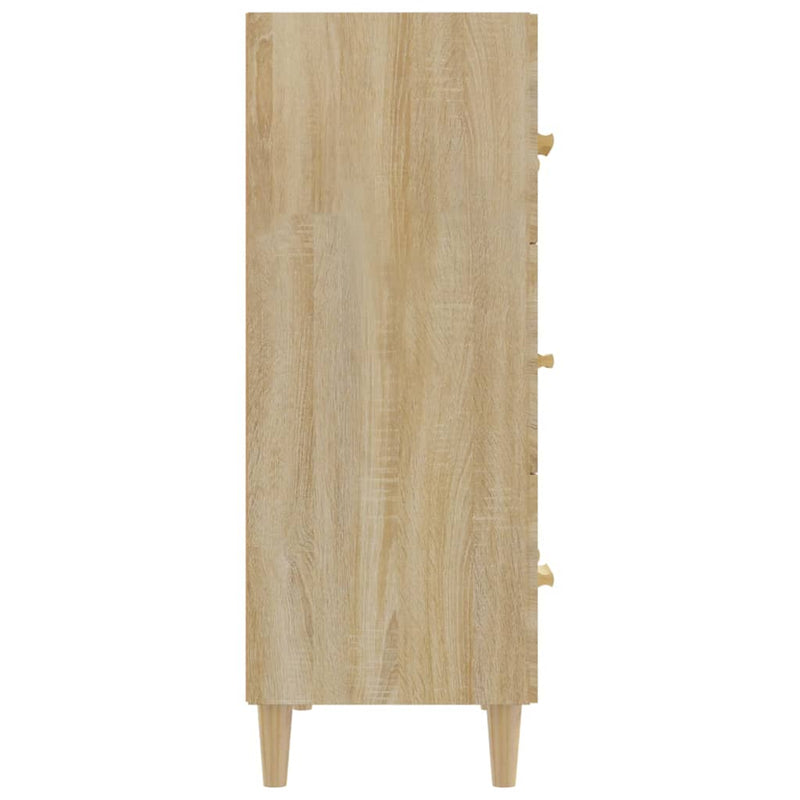 Sideboard Sonoma-Eiche 70x34x90 cm Holzwerkstoff