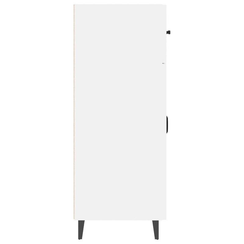 Sideboard Hochglanz-Weiß 69,5x34x90 cm Holzwerkstoff