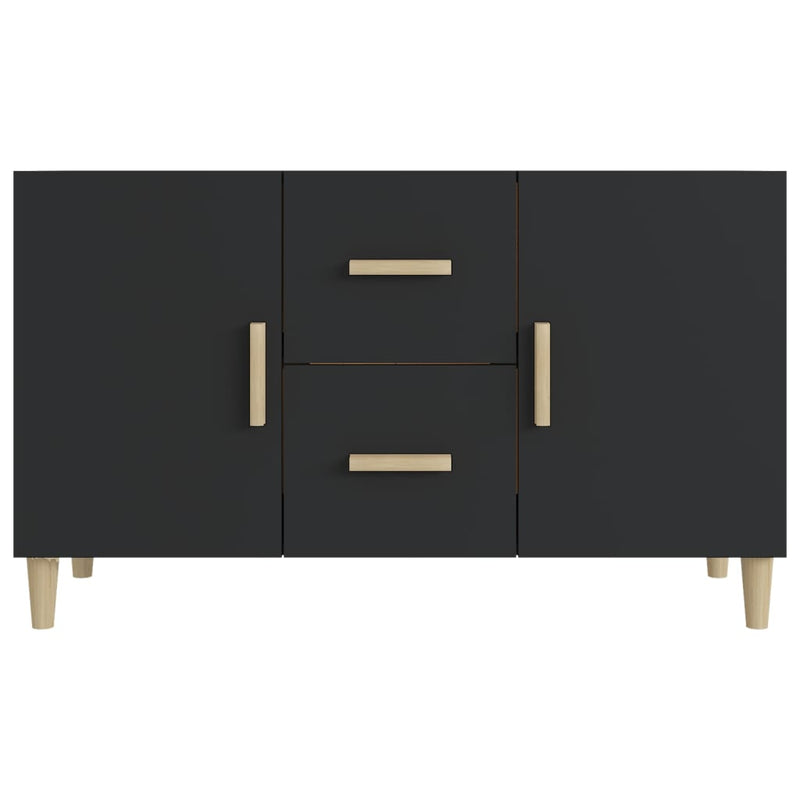 Sideboard Schwarz 100x36x60 cm Holzwerkstoff