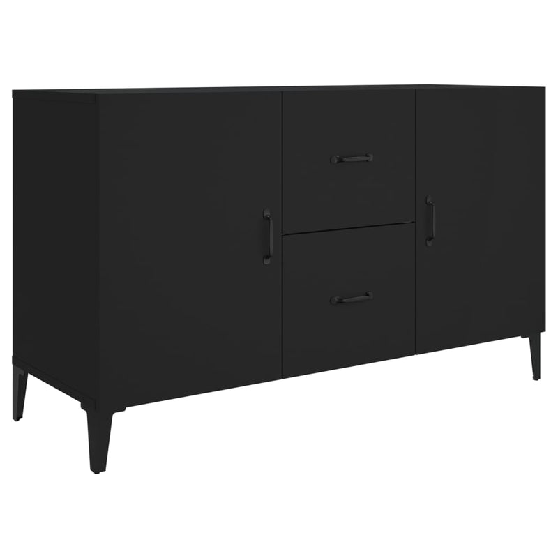 Sideboard Schwarz 100x36x60 cm Holzwerkstoff