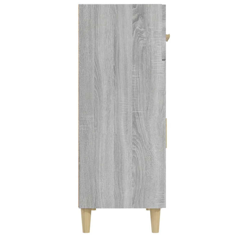 Sideboard Grau Sonoma 69,5x34x89 cm Holzwerkstoff