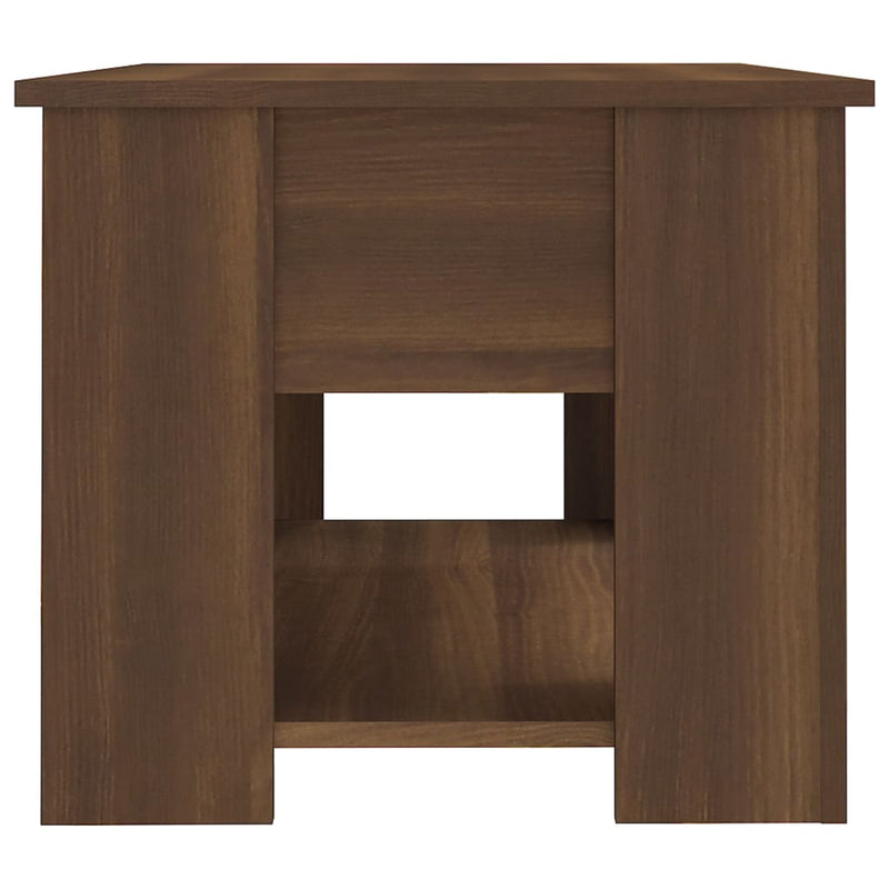 Couchtisch Braun Eichen-Optik 79x49x41 cm Holzwerkstoff