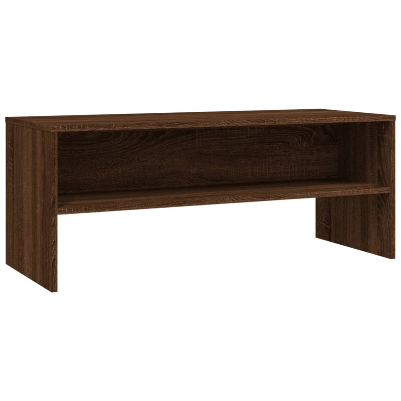 TV-Schrank Braun Eichen-Optik 100x40x40 cm Holzwerkstoff