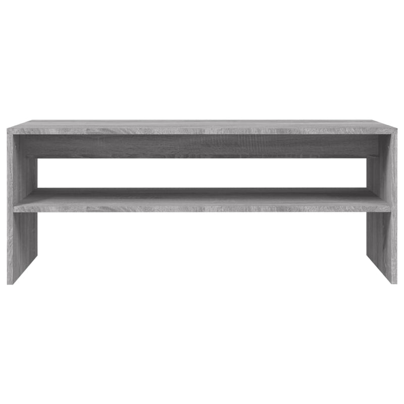 Couchtisch Grau Sonoma 100x40x40 cm Holzwerkstoff