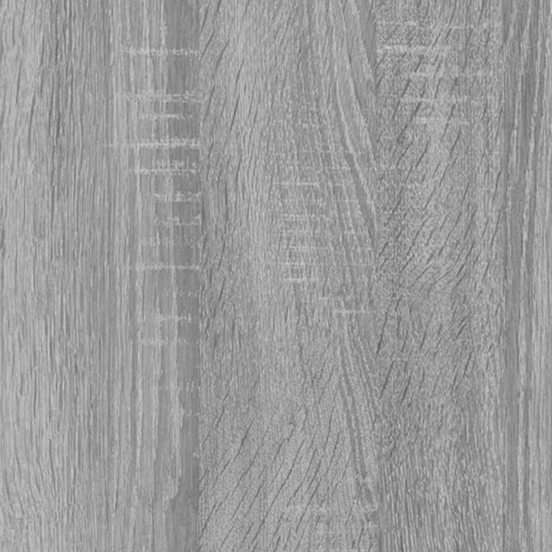 Bücherregal 5 Fächer Grau Sonoma-Eiche 60x24x175 Holzwerkstoff