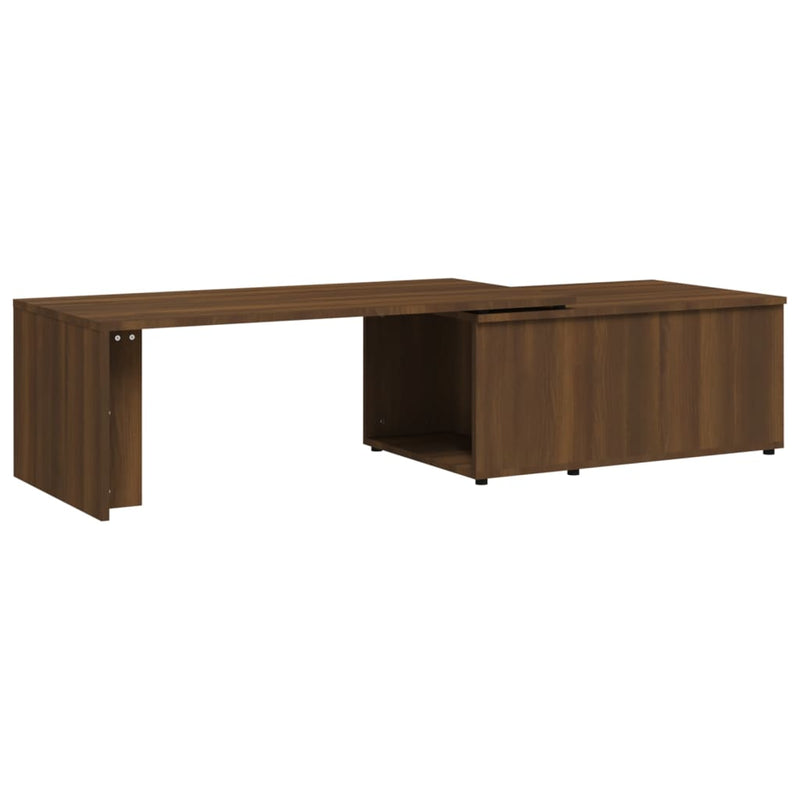 Couchtisch Braun Eichen-Optik 150x50x35 cm Holzwerkstoff