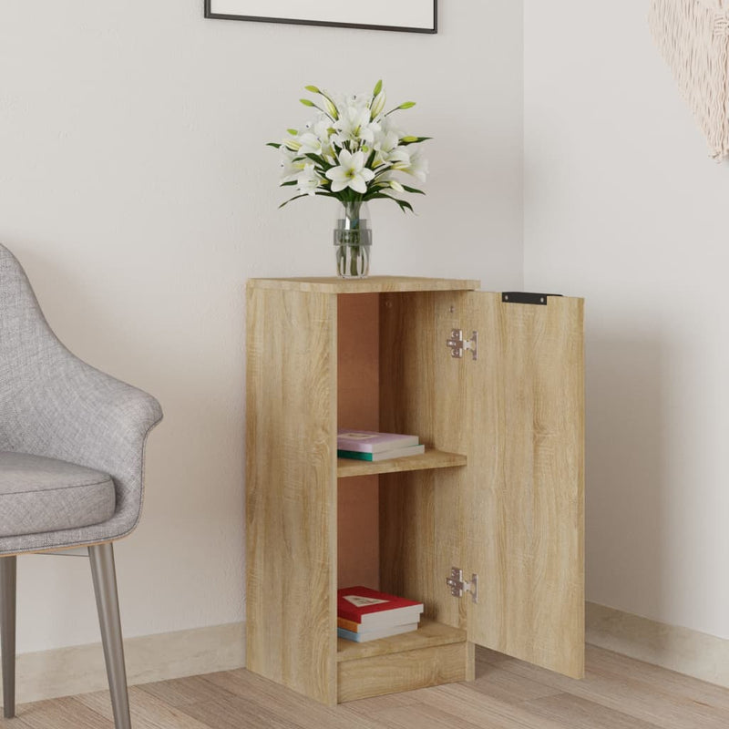 Sideboard Sonoma-Eiche 30x30x70 cm Holzwerkstoff